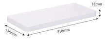 Load image into Gallery viewer, Branco ABS Plastic Multipurpose Kitchen Bathroom Shelf Wall Holder Storage Rack, Each Shelves 31x13x4 cm, White -Set of 2 - Home Decor Lo