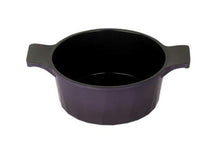 Load image into Gallery viewer, Chefline Kitchenware orean Made Ceramic Coated 20 cm Cook & Serve Casserole 1.5 Liter Nonstick Casserole with Glass Lid, Purple 20 cm - Home Decor Lo