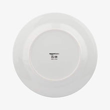 Load image into Gallery viewer, AmazonBasics 18-Piece Kitchen Porcelain Dinnerware Set, Dishes, Bowls, Service for 6, Poppy - Home Decor Lo