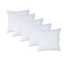 Load image into Gallery viewer, Amazon Brand - Solimo Microfibre Filled Cushion,16x16 Inch, Set of 5 - Home Decor Lo