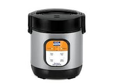 Load image into Gallery viewer, KENT Personal Rice Cooker 0.9-Litres 180-Watt (Black and Silver) - Home Decor Lo