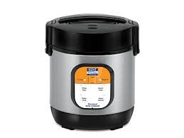 KENT Personal Rice Cooker 0.9-Litres 180-Watt (Black and Silver) - Home Decor Lo