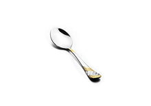 Load image into Gallery viewer, fnS Imperio Gold Plated 24 Pcs Cutlery Set -6 Pcs Dinner Spoon, 6 Pcs Dinner Fork, 6 Pcs Baby Spoon & 6 Pcs Tea Spoons - Home Decor Lo