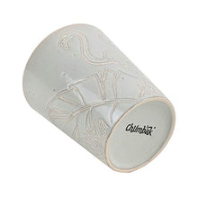 Load image into Gallery viewer, Chumbak Bahamas Leafy Tumbler Mug - Mint - Tea and Coffee Mug, Ceramic Drinking Cup, Dining and Tableware for Hot Beverages, Breakfast Mug for Home, Dishwasher and Microwave Safe, Size 3.4"x3.4"x4.5" - Home Decor Lo