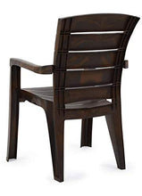 Load image into Gallery viewer, Anmol Jordan Comfortable Plastic Arm Chair Set of 1 (Brown) - Home Decor Lo