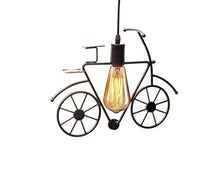 Load image into Gallery viewer, BrightLyts Decorative Classic Cycle Hanging Ceiling Pendant Light for Home, Restaurant, Living Room Bedroom Light (Black) - Home Decor Lo
