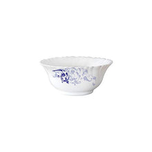 Load image into Gallery viewer, Larah by Borosil Blue Eve Silk Series Opalware Dinner Set, 35 Pieces, White