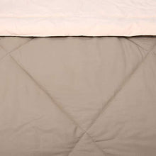 Load image into Gallery viewer, Clasiko Microfibre 300 TC Reversible Comforter (Tempting Taupe & Pretty Peach_King) - Home Decor Lo