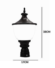Load image into Gallery viewer, Genree Modern Shape Gate and Garden Light for Outdoor (Black; Pack of 2) - Home Decor Lo