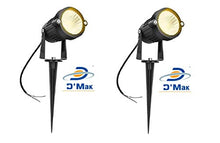 Load image into Gallery viewer, D’Mak™ LED Outdoor Garden Spot And Spike 3W IP65, Warm White 3000K, With 1 Year Warranty, Aluminium Body (3Watt) - Set of 2 | garden lights | | 3w garden light | - Home Decor Lo