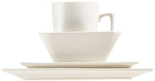 Load image into Gallery viewer, AmazonBasics 16-Piece Premium Dinnerware Set, Square Classic White - Home Decor Lo
