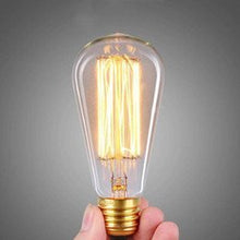 Load image into Gallery viewer, Prop It Up Vintage Incandescent Antique Dimmable Edison Bulb for Home Light Fixtures Squirrel Cage Filament E27 Base for Pendant Lighting, Wall Sconces, Ceiling Fan and Chandeliers - Pack of 5 - Home Decor Lo