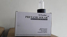 Load image into Gallery viewer, Preyank Solar 10X Solar Light For Path Garden Outdoor Landscape Yard Warm White LED Lamp, Black - Home Decor Lo