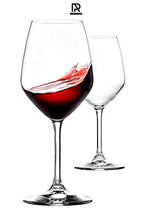 Load image into Gallery viewer, Ash & Roh® Red Wine, Cut Wine Glasses - Pack of 2,350 ml - Home Decor Lo