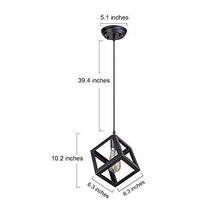 Load image into Gallery viewer, SL Light Metal Hanging Ceiling Pendant Decorative Light - Pack of 2 - Home Decor Lo