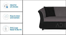 Load image into Gallery viewer, Adorn India Acura 3 Seater Sofa (Grey & Black) - Home Decor Lo