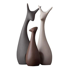 Load image into Gallery viewer, Xtore® Home Decor Lucky Deer Family Matte Finish Ceramic Figures- (Set of 3)