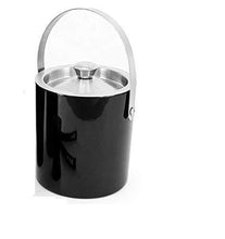 Load image into Gallery viewer, King International Stainless Steel Double Walled Insulated Black Ice Bucket W. - Home Decor Lo