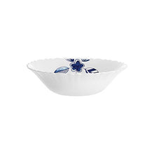Load image into Gallery viewer, Larah by Borosil Morning Glory Silk Series Opalware Dinner Set, 35 Pieces, White