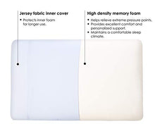 Load image into Gallery viewer, CareFoam Orthopedic Memory Foam Small Size Neck & Back Support Sleeping Bed Pillow (Inner Cover Only, King (16 x 24 x 6 Inch)) - Home Decor Lo