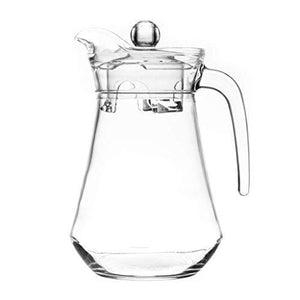 Truenow Clear Glass jug/Jug Glass /1.3 LTR. - Home Decor Lo