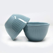 Load image into Gallery viewer, The Himalayan Goods Company - Set of Premium Ceramic Snack Soup Serving Bowls 275 ml 4.5 x 3 inches (Sea Green, 2) - Home Decor Lo