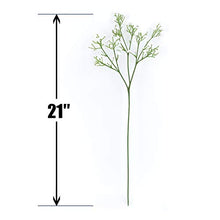 Load image into Gallery viewer, Bomarolan Artificial Baby Breath Flowers Fake Gypsophila Bouquets 12 Pcs Fake Real Touch Flowers for Wedding Decor DIY Home Party(White) - Home Decor Lo