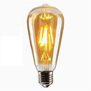 Mufasa 4-Watts e27 LED Yellow;Amber Bulb, Pack of 4 - Home Decor Lo