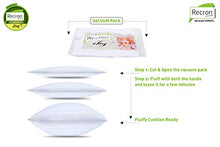 Load image into Gallery viewer, Recron Certified Joy Fibre Cushion - 41 cm x 41 cm, White - Home Decor Lo