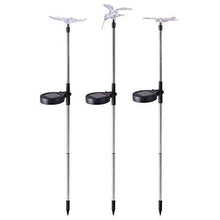 Load image into Gallery viewer, Quace Solar Garden Lights, Hummingbird, Butterfly & Dragonfly Solar Stake Lights, Solar Powered Pathway Lights, Multi-Color Changing Led Lights - Home Decor Lo