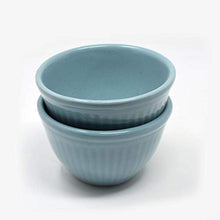 Load image into Gallery viewer, The Himalayan Goods Company - Set of Premium Ceramic Snack Soup Serving Bowls 275 ml 4.5 x 3 inches (Sea Green, 2) - Home Decor Lo