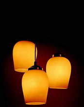 Load image into Gallery viewer, Royal Glass Hanging Fancy Pendant Ceiling Lamp (White) - Home Decor Lo
