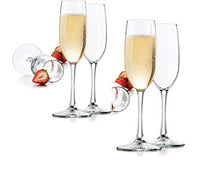Load image into Gallery viewer, Pure Source India Whiskey & Wine Glasses Clear, Mini Size Wine Glass (Set of 4 Pcs) - Home Decor Lo