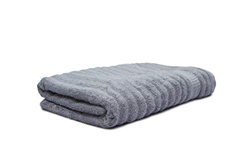 Mush Ultra Soft, Absorbent and Anti Microbial 600 GSM Bamboo Bath Towel 29 X 59 Inches (Space Grey) - Home Decor Lo