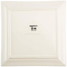 Load image into Gallery viewer, AmazonBasics 16-Piece Premium Dinnerware Set, Square Classic White - Home Decor Lo
