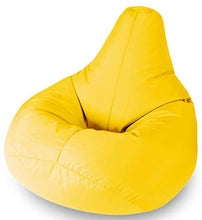 Load image into Gallery viewer, Ink Craft Bean Bag Cover Without Beans - Yellow, XL Size - Set of 1 for Bedroom Living Room Office &amp; Home - Home Decor Lo