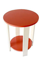 Load image into Gallery viewer, Art window Wooden Coffee Table | Cocktail Table | Center Table/End Table for Living Room, Bedroom (Medium, White and Orange) - Home Decor Lo