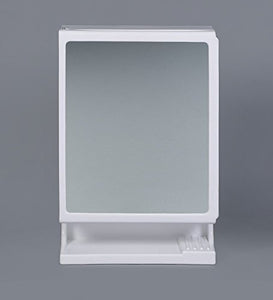 Parasnath White Look Bathroom Cabinet with Mirror Made in India - Home Decor Lo