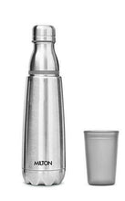 Load image into Gallery viewer, Milton Vertex -1000 Thermosteel  Water Bottle with Unbreakable Tumbler, 1000 ml, Silver - Home Decor Lo