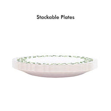 Load image into Gallery viewer, Larah by Borosil Sage Silk Series Opalware Dinner Set, 19 Pieces, White - Home Decor Lo