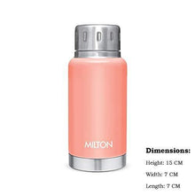 Load image into Gallery viewer, Milton Elfin 160 Thermosteel Hot and Cold Water Bottle, 160 ml, Peach - Home Decor Lo