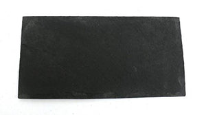 Organic Home Natural Black Slate 12" x 6" inches Rectangular Platter, Food Platter and Server - Home Decor Lo