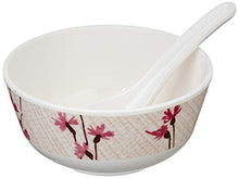 Load image into Gallery viewer, Amazon Brand - Solimo Classico Set of 6 Melamine soup bowls with spoons (11.5 cm) - Home Decor Lo