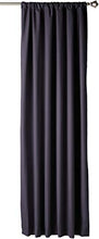 Load image into Gallery viewer, AmazonBasics Room Darkening Blackout Curtain Set of 2 with Tie Backs - 245 GSM - (7 Feet - Door) 52" x 84", Black - Home Decor Lo