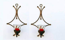 Load image into Gallery viewer, Antique handicrafts items Iron Wall Scone Candle Holder for Home & Living Room/Tea Light Hanging Candle Holder