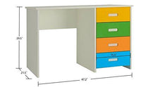 Load image into Gallery viewer, Adona Adonica Kids Room Furniture Set with Left Ladder Bunk Bed, Wardrobe and Desk Mango Yellow - Home Decor Lo