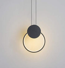Load image into Gallery viewer, Citra led 1 Light Modern Modern Pendant Lighting Bedside Minimalist Aluminum Shade Kitchen Island Ceiling Lights - Brown (Round) - Home Decor Lo