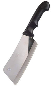 Peiroks Stainless Steel Cleaver Chopper Meat Knife for Kitchen Use (28 cm, Black) - Home Decor Lo