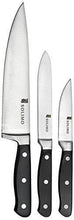 Load image into Gallery viewer, Amazon Brand - Solimo Premium High-Carbon Stainless Steel Kitchen Knife Set, 3-Pieces, Silver - Home Decor Lo