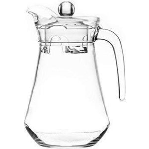 Truenow Clear Glass jug/Jug Glass /1.3 LTR. - Home Decor Lo